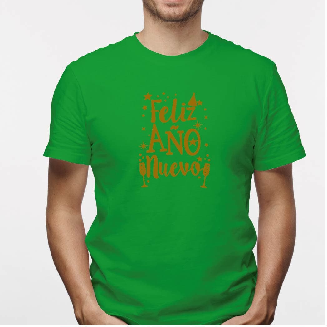 Camisa estampada para hombre tipo T-shirt (NAVIDAD) feliz año nuevo — foto 7