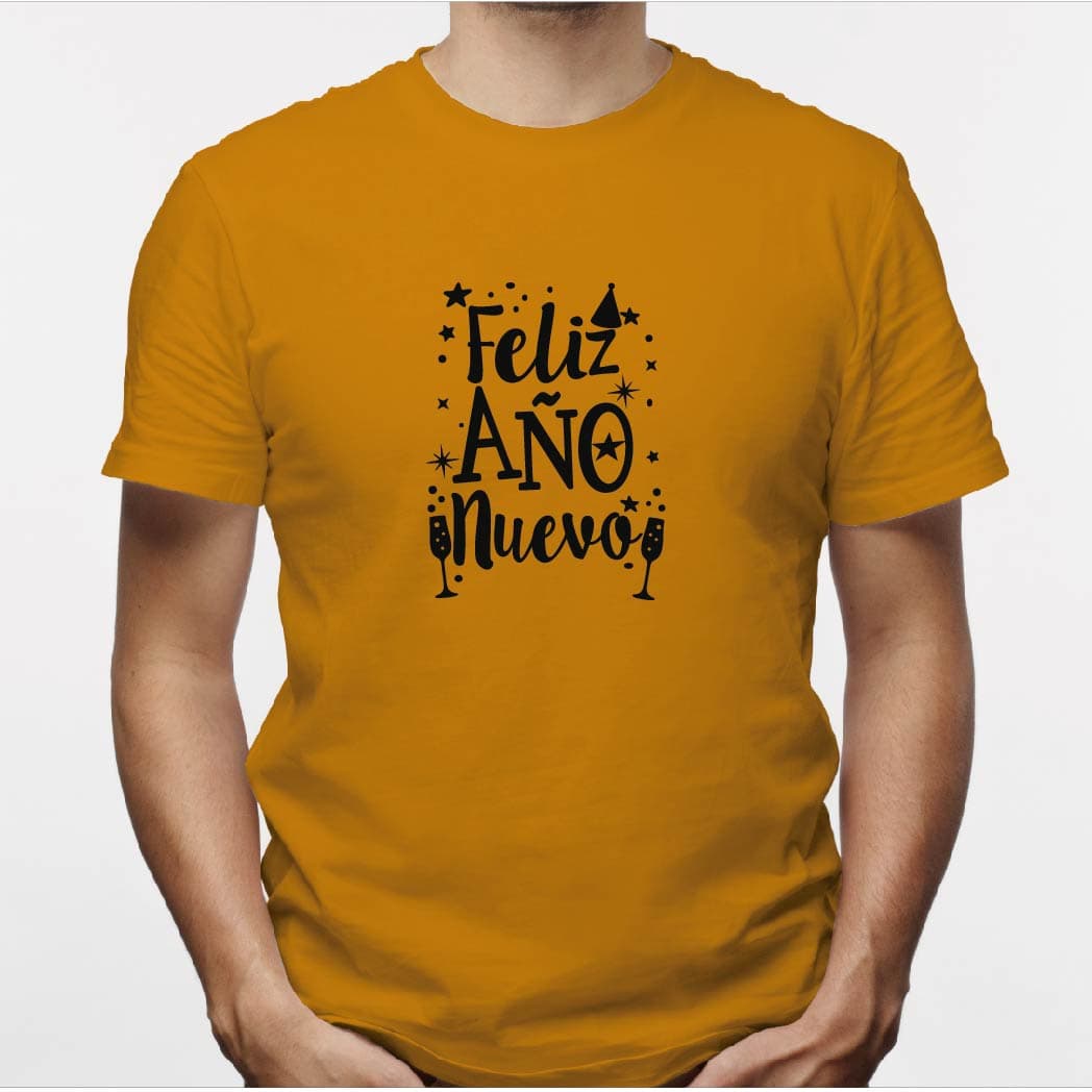 Camisa estampada para hombre tipo T-shirt (NAVIDAD) feliz año nuevo — foto 4