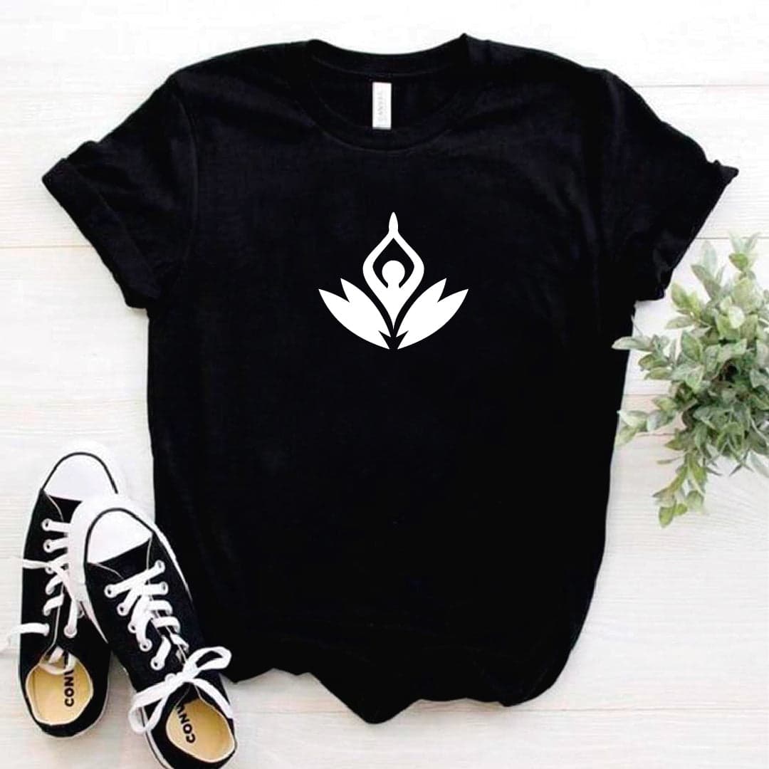 Camisa estampada tipo T- shirt Flor Yoga 2 — foto 3