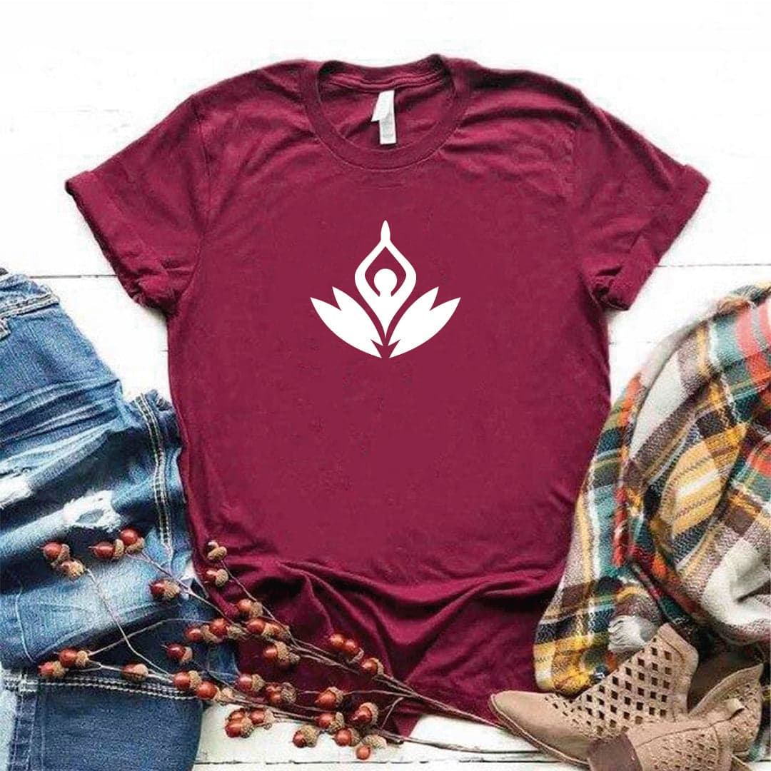 Camisa estampada tipo T- shirt Flor Yoga 2 — foto 4