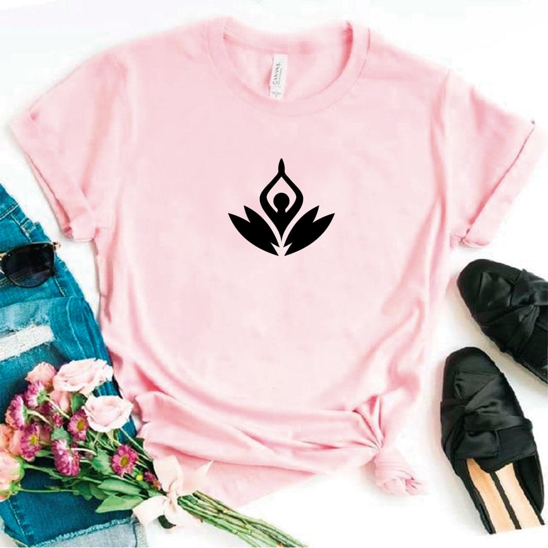 Camisa estampada tipo T- shirt Flor Yoga 2 — foto 7