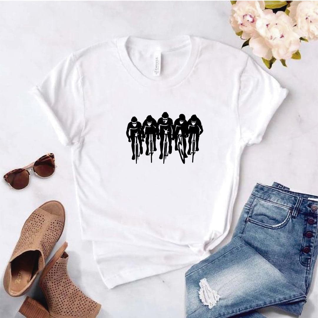 Camisa estampada tipo T-shirt CICLISTA GRUPO CICLISTA DE FRENTE — foto 8