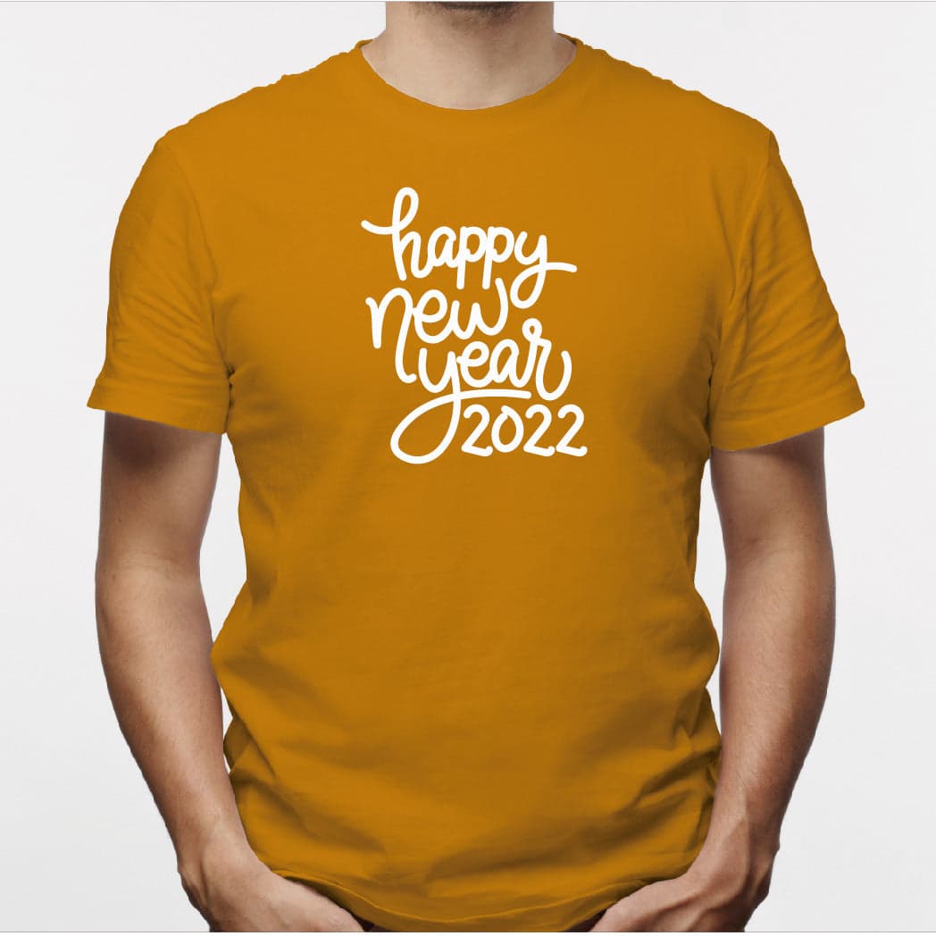 Camisa estampada para hombre tipo T-shirt (NAVIDAD) happy new year 2022 — foto 7