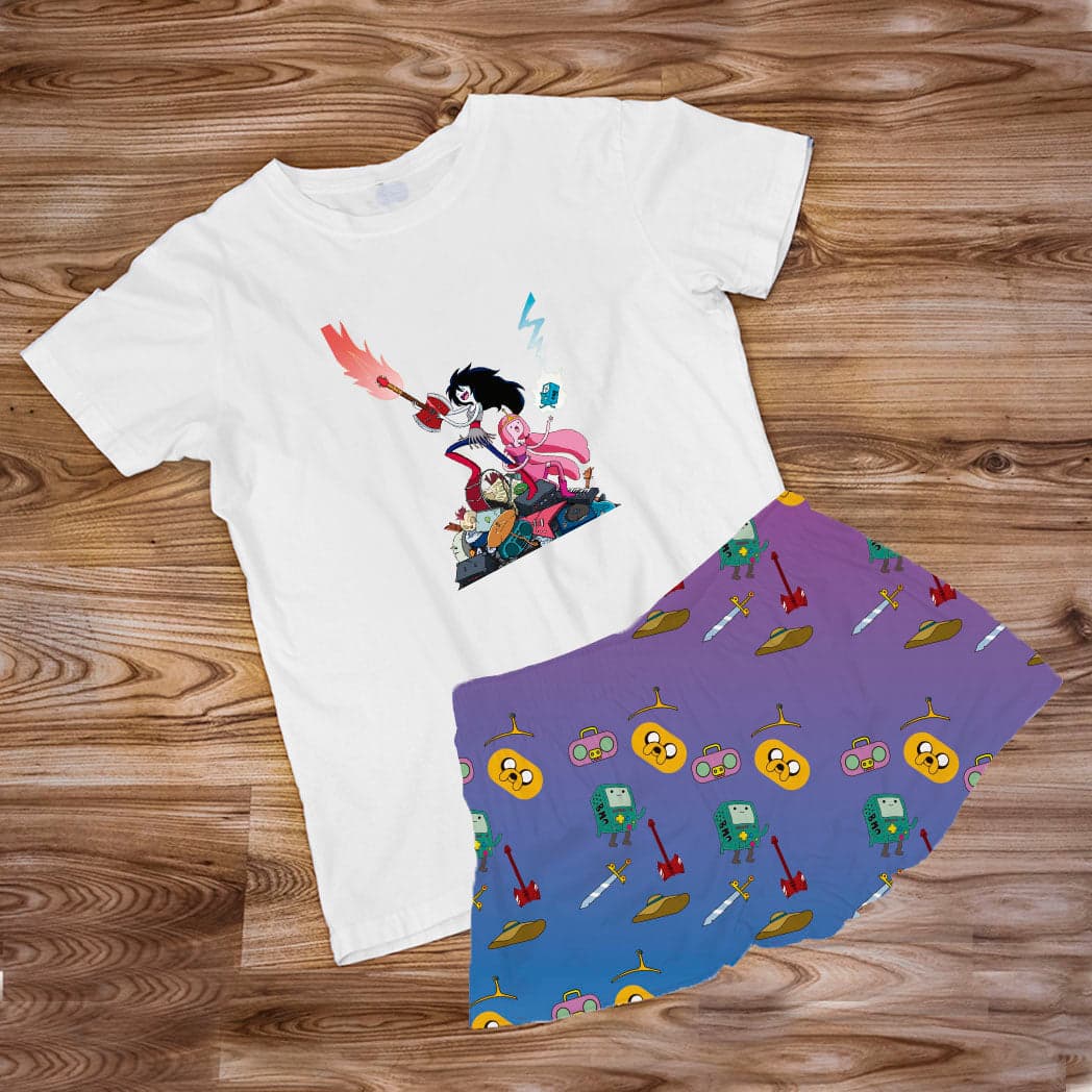 Pijama Estampada en poli algodón de DULCE PRINCESA Y MARCELINE HORA DE LA AVENTURA — foto 1