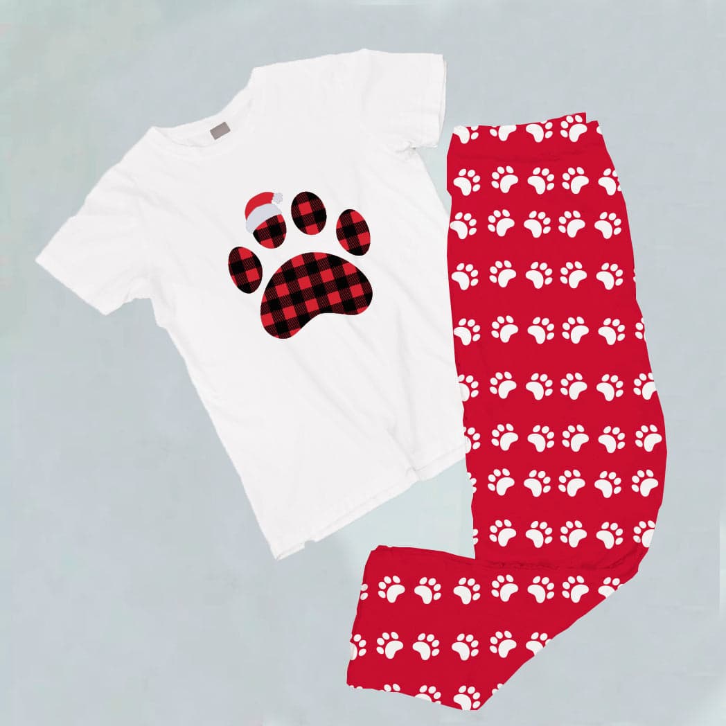 Pijama estampada de pantalón Largo HUELLA NAVIDAD — foto 1
