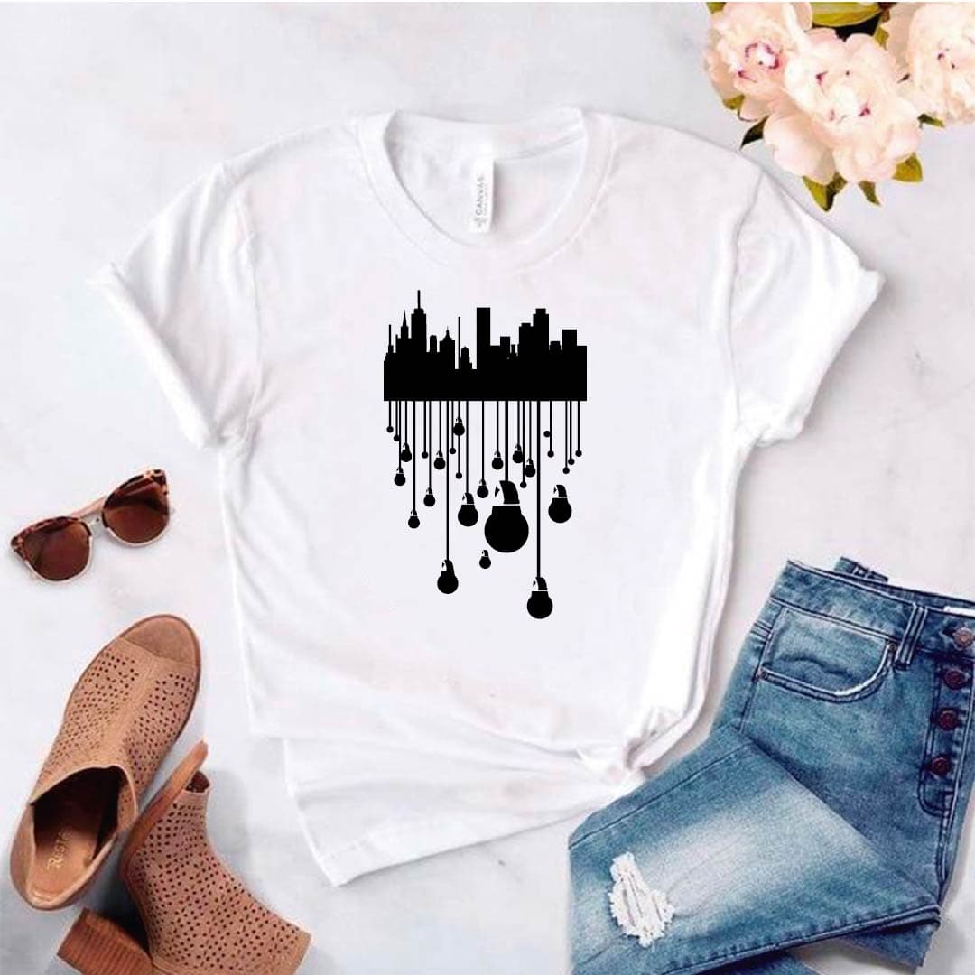 Camisetas estampada tipo T-shirt LUCES — foto 1