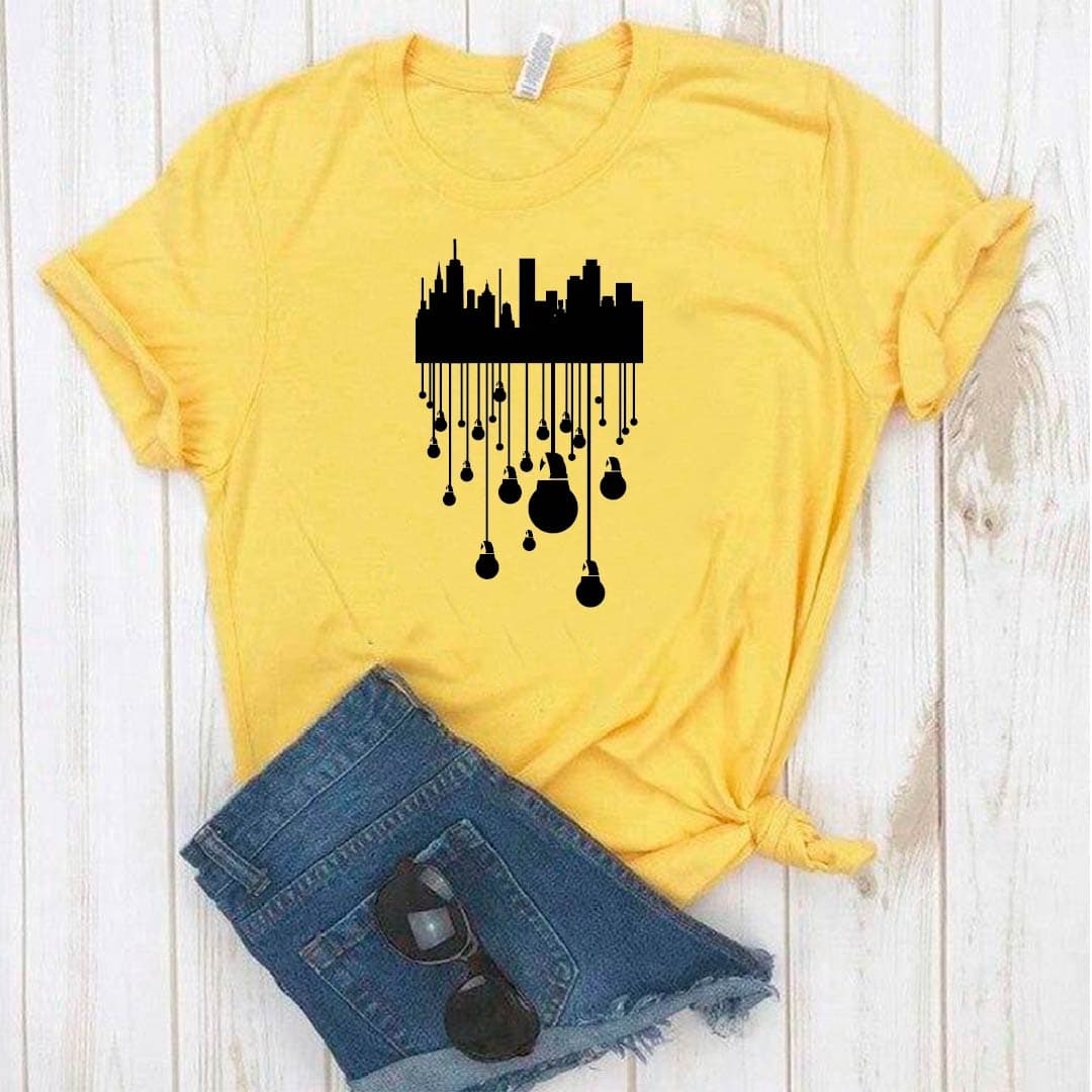 Camisetas estampada tipo T-shirt LUCES — foto 2