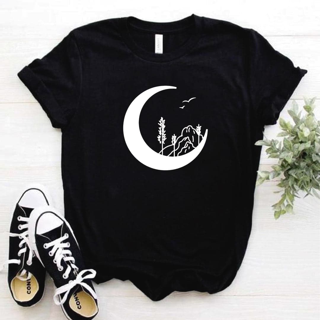Camisa estampada tipo T-shirt LUNA MONTAÑA — foto 2