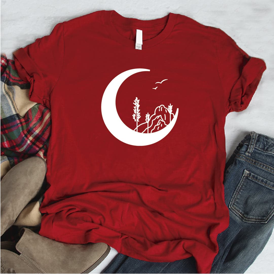 Camisa estampada tipo T-shirt LUNA MONTAÑA — foto 5