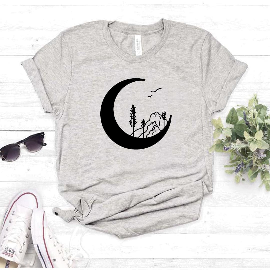 Camisa estampada tipo T-shirt LUNA MONTAÑA — foto 7