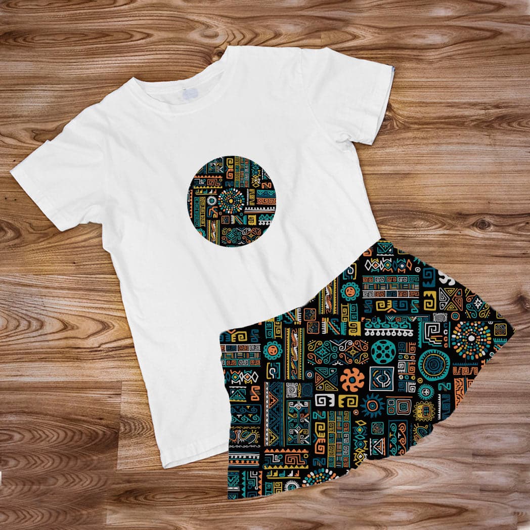 Pijama Estampada en poli algodón con el diseño de MAYA — foto 1