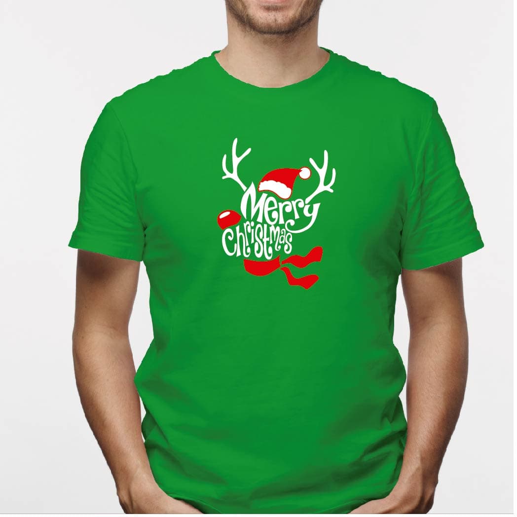 Camisa estampada para hombre tipo T-shirt (NAVIDAD) merry christmas — foto 1