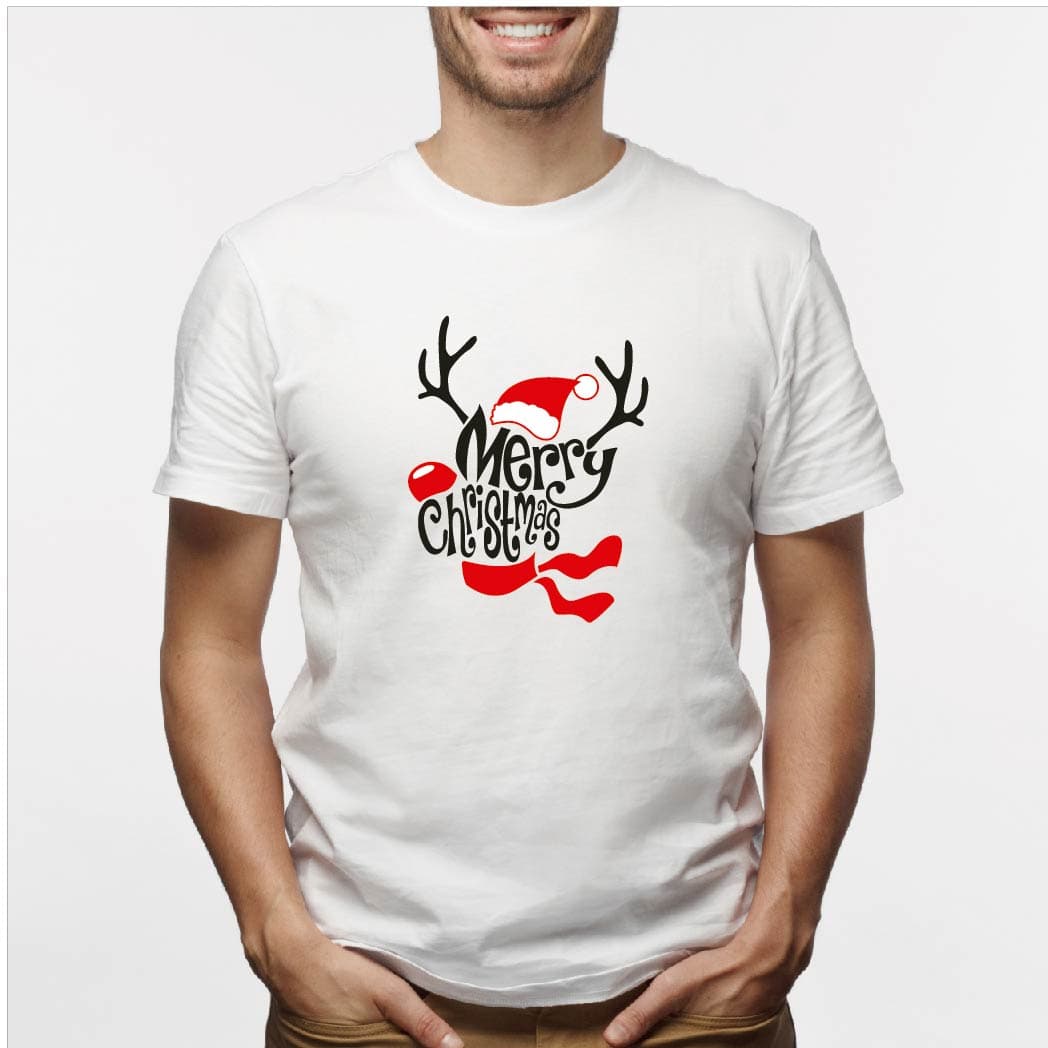 Camisa estampada para hombre tipo T-shirt (NAVIDAD) merry christmas — foto 2