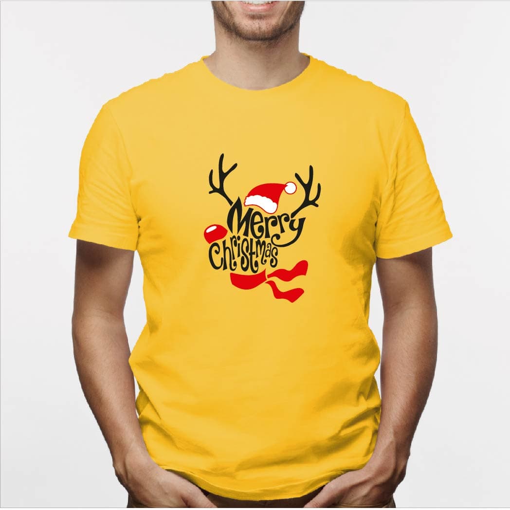 Camisa estampada para hombre tipo T-shirt (NAVIDAD) merry christmas — foto 3