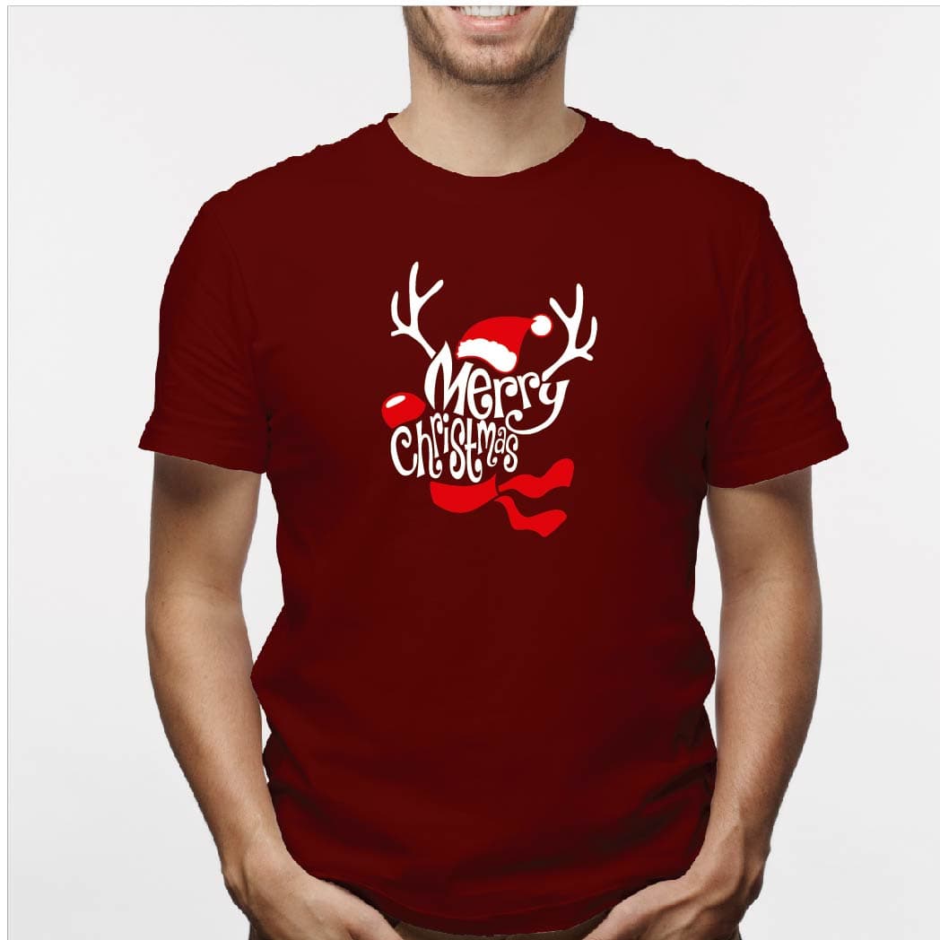 Camisa estampada para hombre tipo T-shirt (NAVIDAD) merry christmas — foto 4
