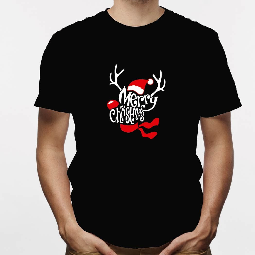 Camisa estampada para hombre tipo T-shirt (NAVIDAD) merry christmas — foto 7