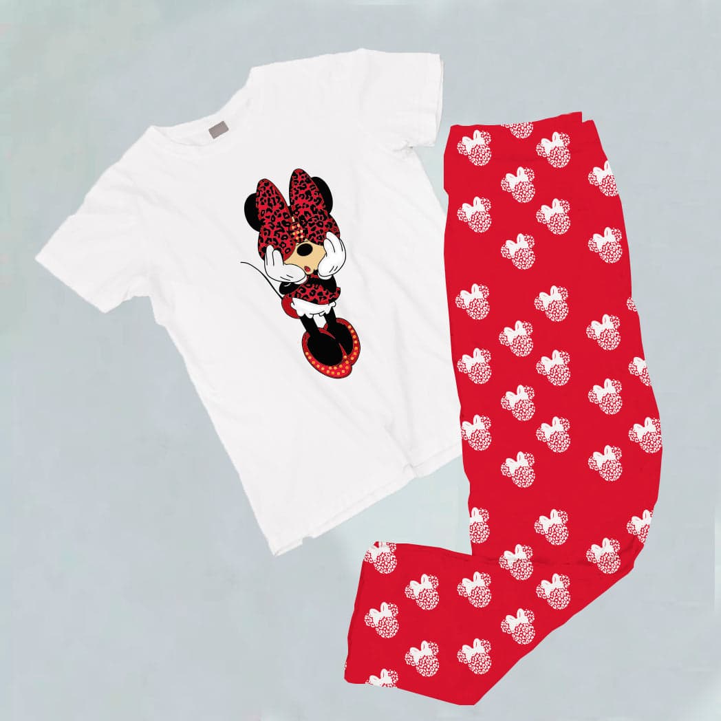 Pijama estampada de pantalón Largo MINIE MOÑO — foto 1