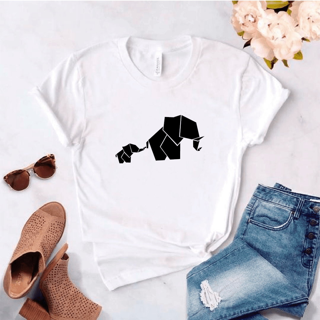 Camiseta estampada tipo T- shirt ELEFANTE CRIA — foto 3