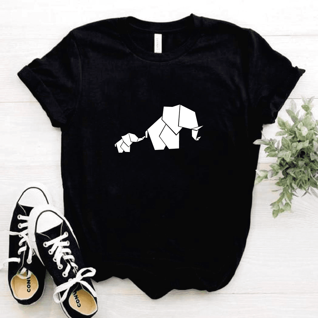 Camiseta estampada tipo T- shirt ELEFANTE CRIA — foto 9