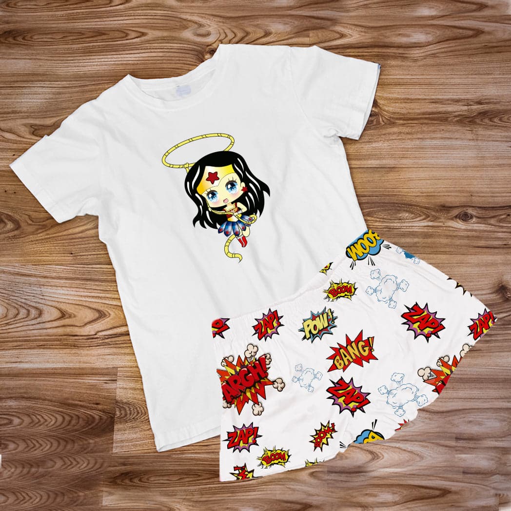 Pijama Estampada en poli algodón de Short MUJER MARAVILLA 2 — foto 1