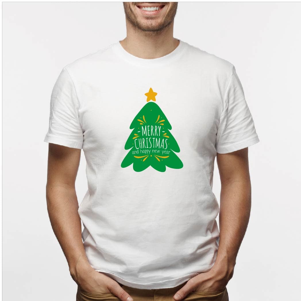 Camisa estampada para hombre tipo T-shirt (NAVIDAD) navidad arbolito — foto 7