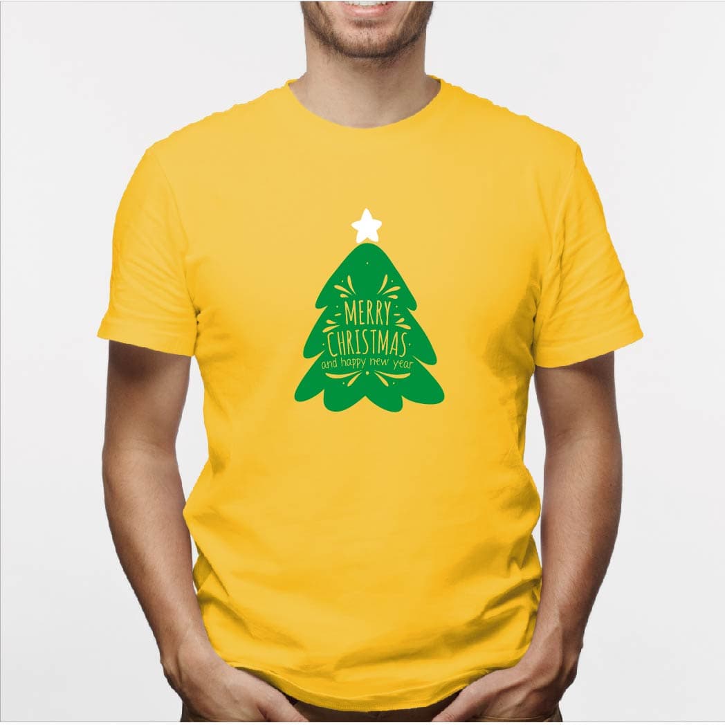 Camisa estampada para hombre tipo T-shirt (NAVIDAD) navidad arbolito — foto 1