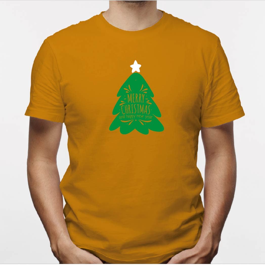 Camisa estampada para hombre tipo T-shirt (NAVIDAD) navidad arbolito — foto 3