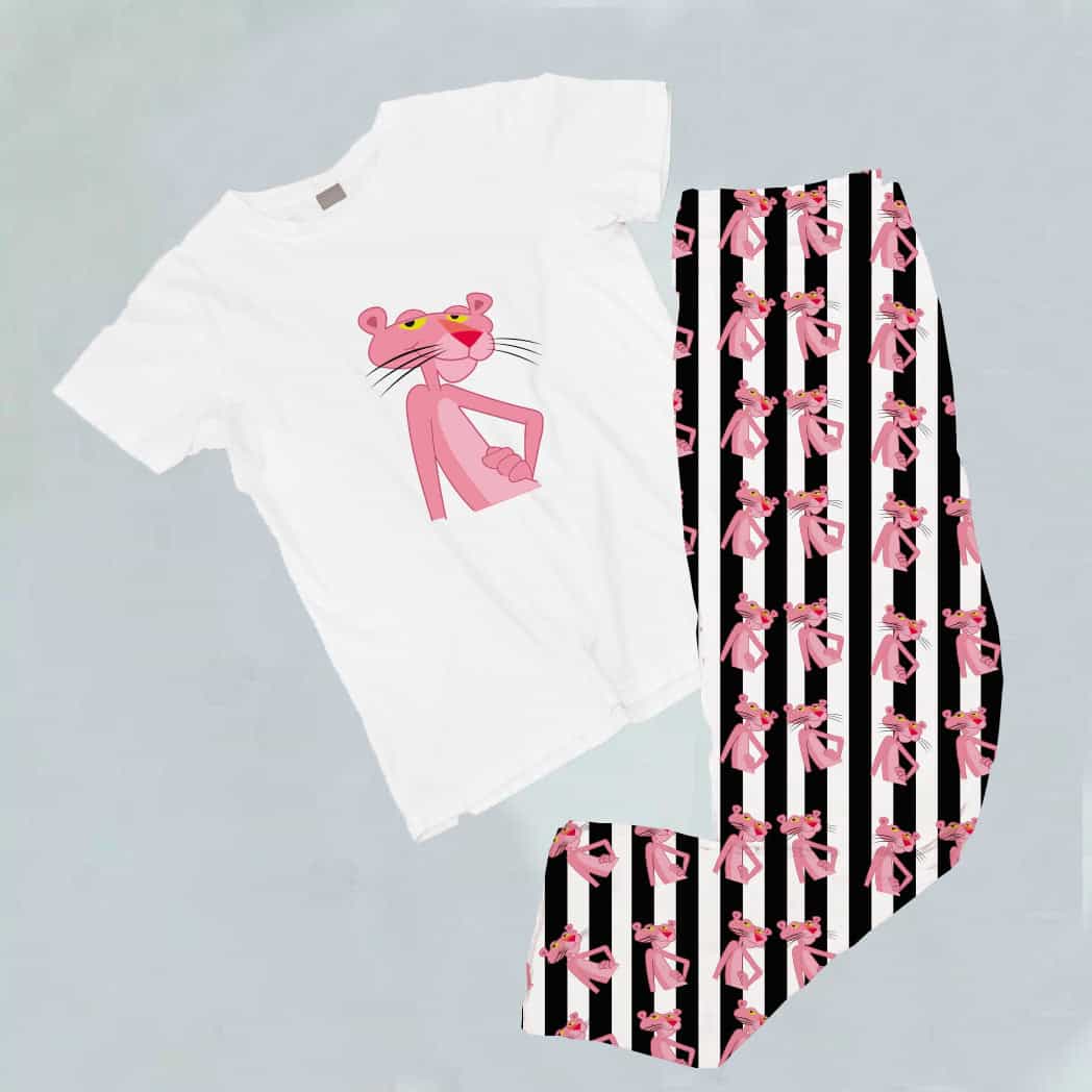 Pijama estampada de pantalón Largo PANTERA ROSA