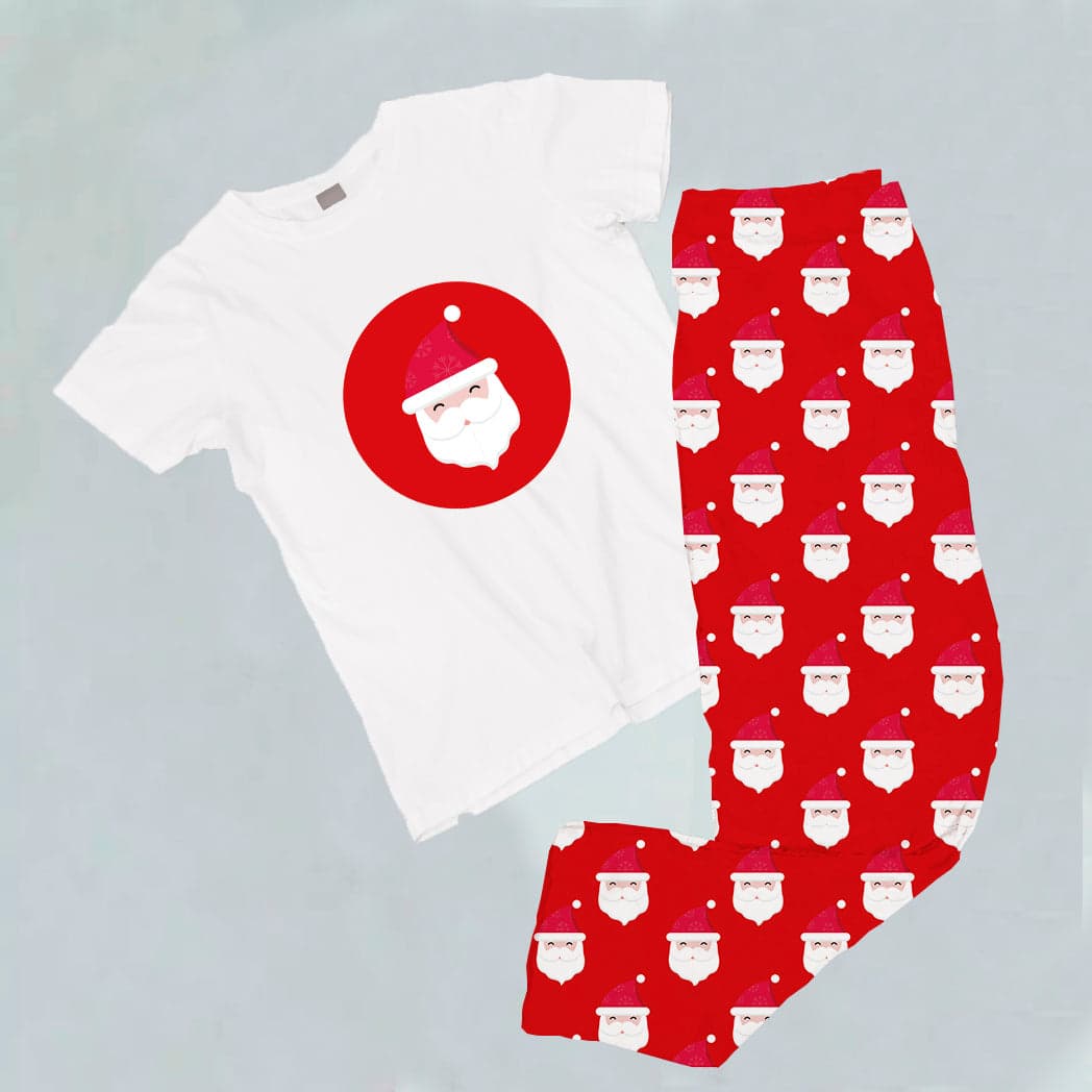 Pijama estampada de pantalón Largo Papá Noel Santa — foto 1