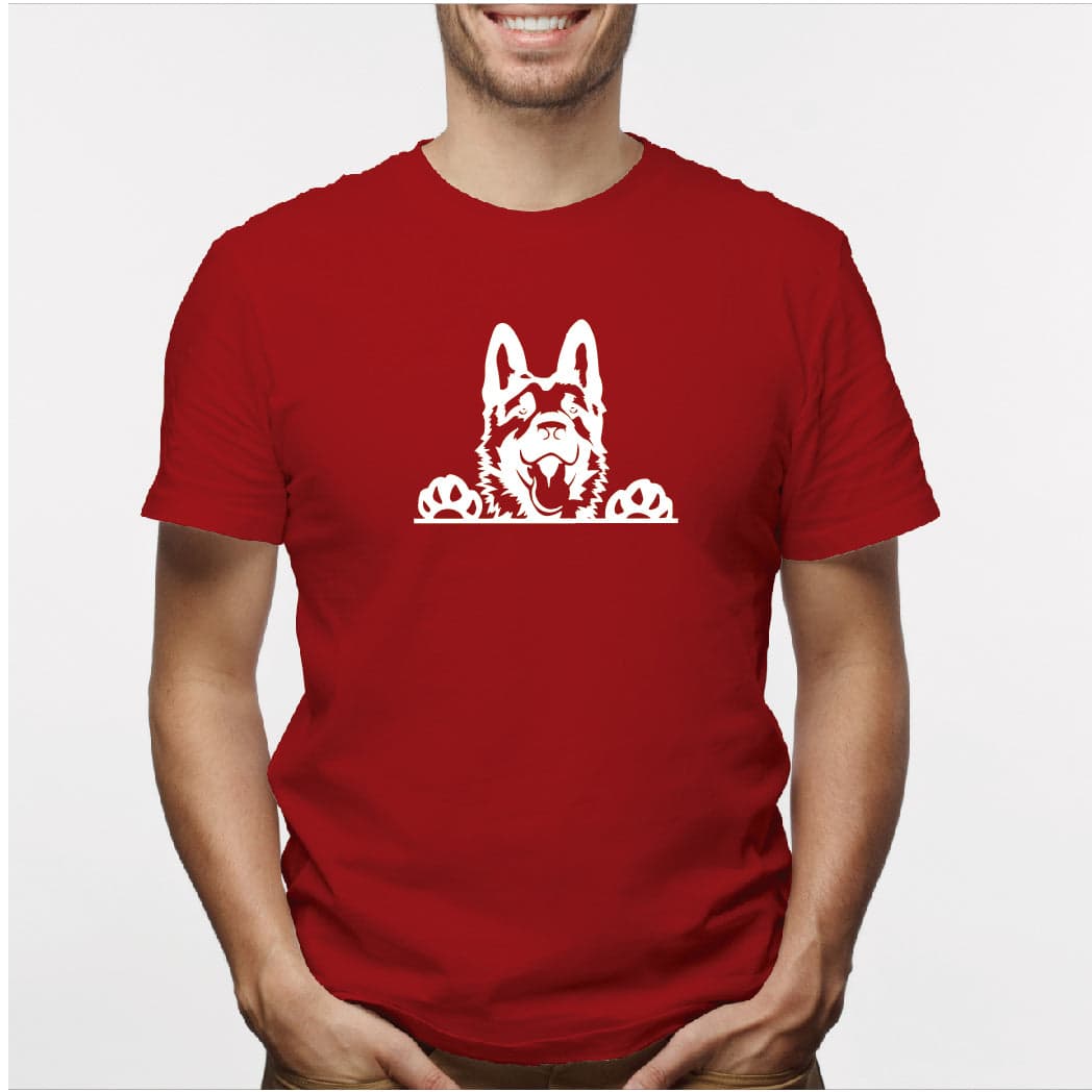 Camisa estampada para hombre tipo T-shirt Pastor Alemán — foto 3