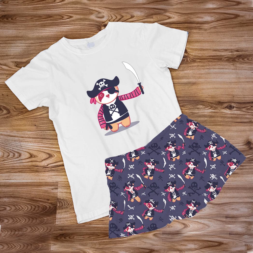 Pijama Estampada en poli algodón de Short PEREZOSO PIRATA — foto 1