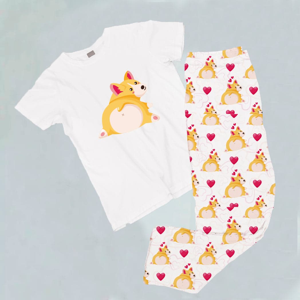Pijama estampada de pantalón Largo Perrito sexy — foto 1