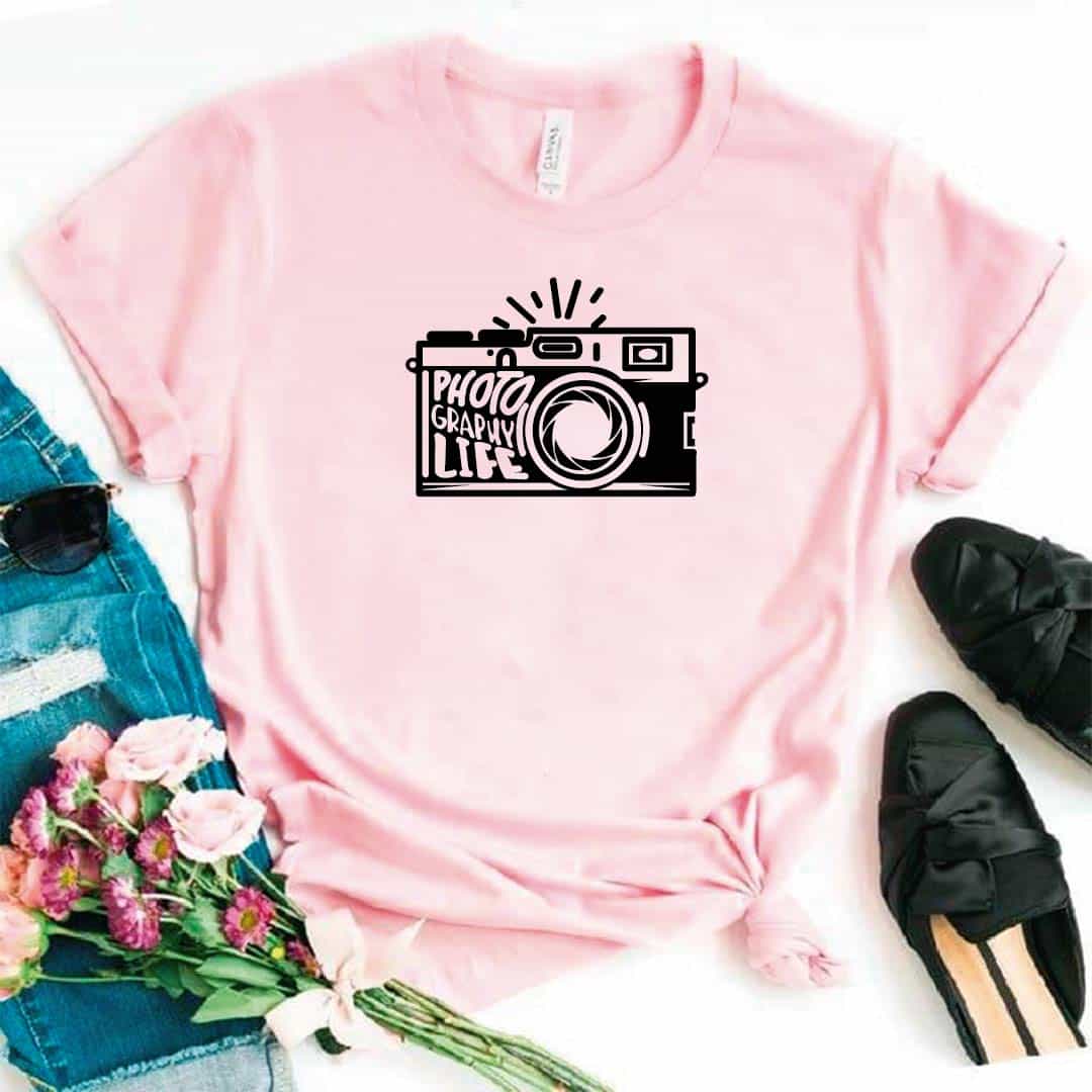 Camisa estampada tipo T- shirt PHOTOGRAPHY LIFE