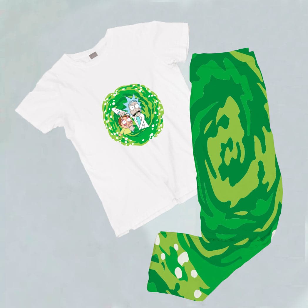Pijama estampada de pantalón Largo Rick and Morty — foto 1