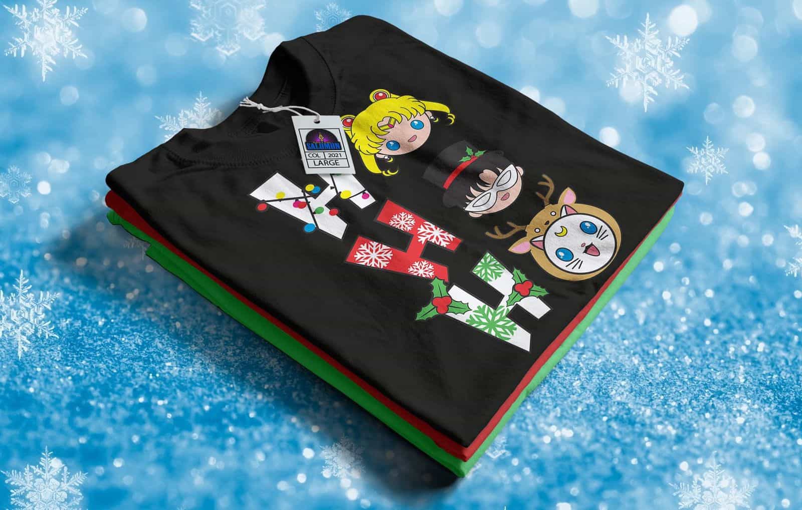 Camisa estampada tipo T-shirt SAILOR MOON NAVIDAD