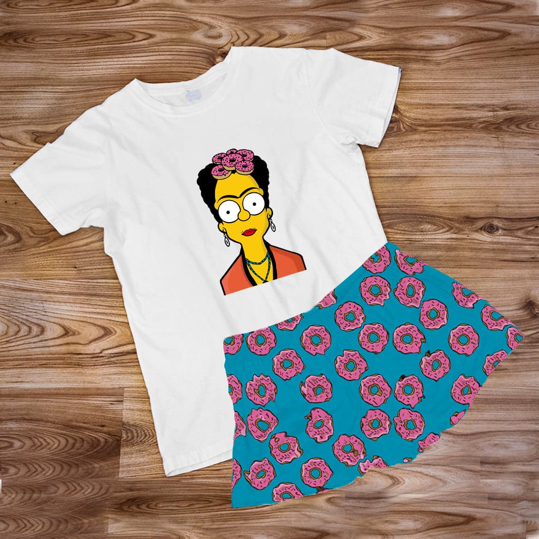 Pijama Estampada en polialgodon de Short LISA KHALO — foto 1