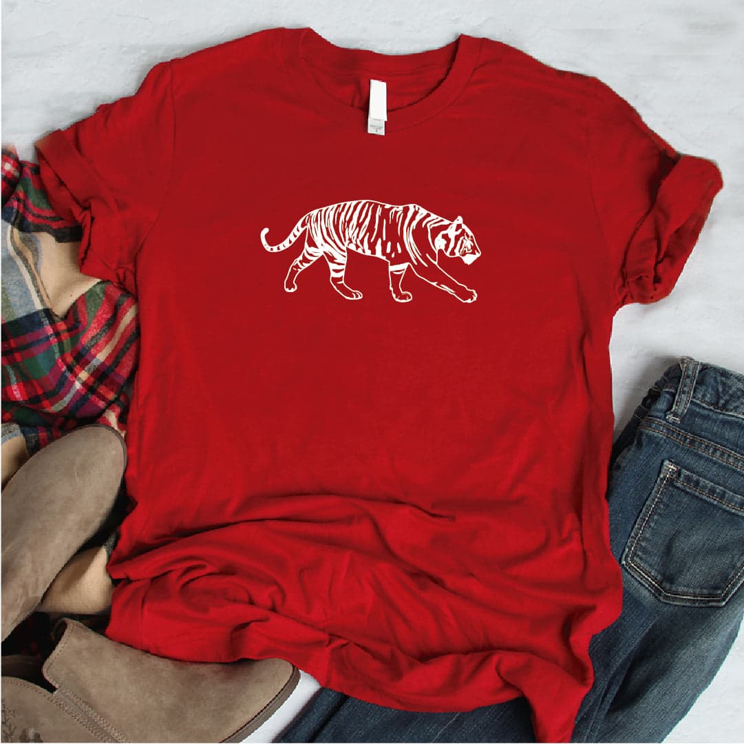 Camisa estampada tipo T- shirt Tigre Caminando — foto 6