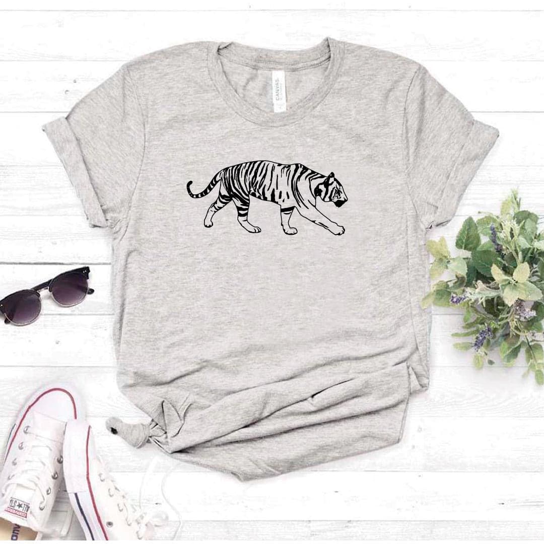 Camisa estampada tipo T- shirt Tigre Caminando — foto 8