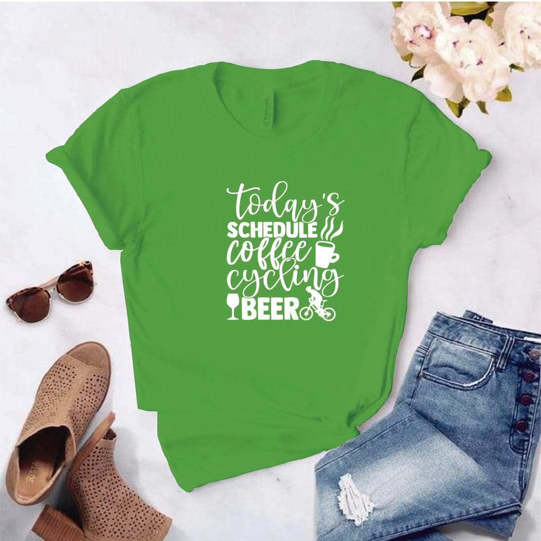 Camisa estampada tipo T-shirt CICLISTA TODAY S COFFE CICLYNG BEER — foto 5