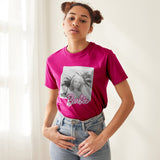 Camisetas Barbie fotografia blanco y negro: Moda Retro en Algodón 100% Estampado