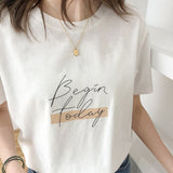 Camiseta 'Comienza Hoy' - Inspiración para un Nuevo Comienzo en Algodón Inspirador