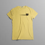Camisa estampada  tipo T-shirt GATO BOLSILLO TRES LINEAS