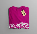 Camisetas Barbie efecto pintura: Moda Retro en Algodón 100% Estampado