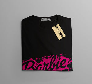 Camisetas Barbie efecto pintura: Moda Retro en Algodón 100% Estampado