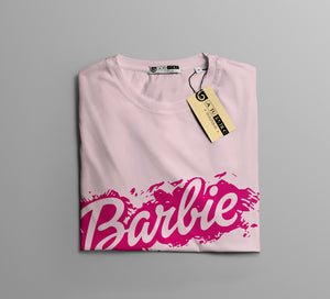 Camisetas Barbie efecto pintura: Moda Retro en Algodón 100% Estampado