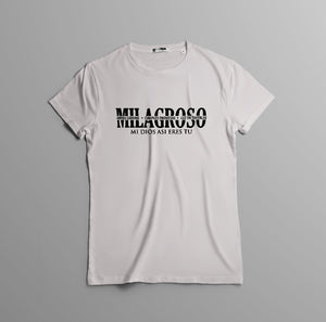 Camiseta 'Milagroso Creer' - Fe y Asombro en Algodón 100% Inspirador cristiana