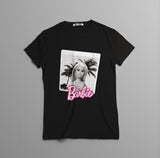 Camisetas Barbie fotografia blanco y negro: Moda Retro en Algodón 100% Estampado