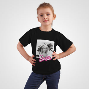 Camisetas Barbie fotografia blanco y negro: Moda Retro en Algodón 100% Estampado