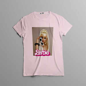 Camisetas Barbie diva con lentes: Moda Retro en Algodón 100% Estampado