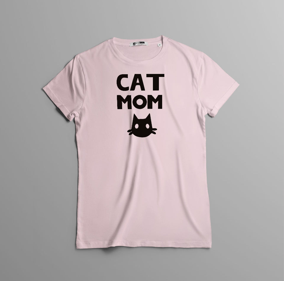 Camiseta estampada T-shirt Cat Mom